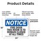 Signmission Fire Door This Door Is To Remain Closed OSHA Notice Sign, Plastic, 24in W x 18in L, 2PK OS-2PACK-NS-P-1824-L-12578 - alternate 8